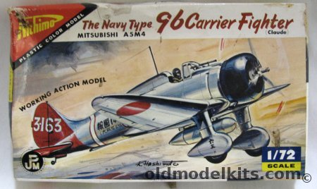 Nichimo 1/72 Mitsubishi Type 96 A5M4 Claude, S 7202-100 plastic model kit